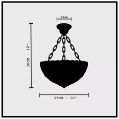 Tiffany Multicolored Dragonfly Style Ceiling Lamp 10 inch Shade Stained Glass