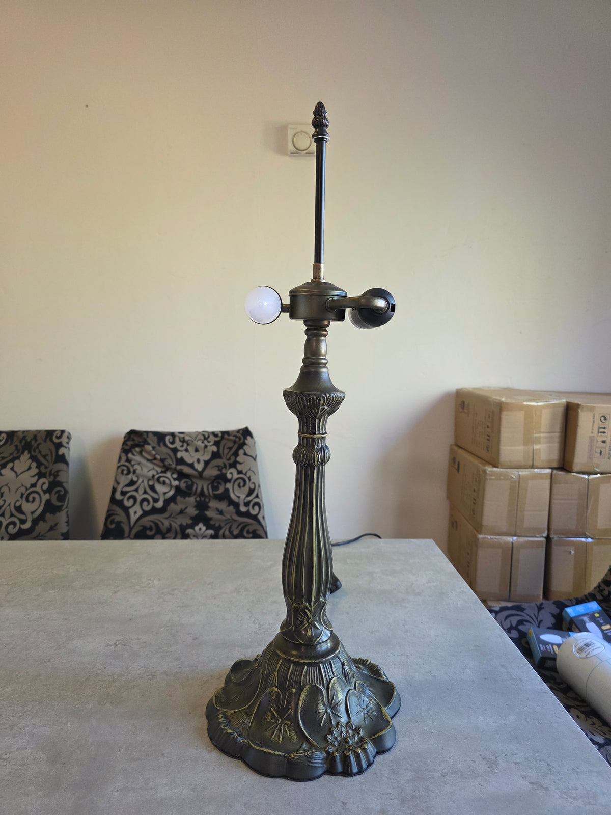 Tiffany Style Lamp Base For 16 Inch Table Lamp