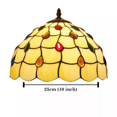10 Inch Stained Glass Lamp Shade For Table Lamp, Ceiling Light & Pendent