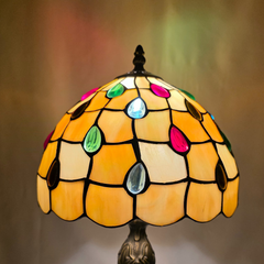 10 Inch Stained Glass Lamp Shade For Table Lamp, Ceiling Light & Pendent