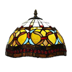 10 Inch Tiffany Style Handmade Stained Glass Lamp Shade for Table/Pendant/Ceiling