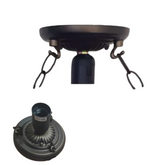 Antique Style Ceiling Base for 10" Lamp Shades