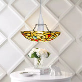 12 inch Shade Multicolor Tiffany Style Pendant Lamp Stained Glass