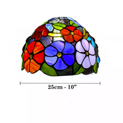 10 Inch Flower Design Tiffany Style Lamp Shade