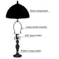 Red Dragonfly Tiffany Style Table Lamp Stained Glass Shade For Home Decoration