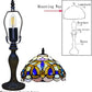 Handmade Stained Glass Tiffany Style Lamp 10 Inch