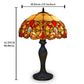 16 Inch Table Lamp Tiffany Style Stained Glass Multicolor
