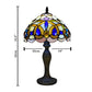 Handmade Stained Glass Tiffany Style Lamp 10 Inch