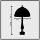 Orange Dragonfly Tiffany Style Table Lamp 10 Inch Lampshade