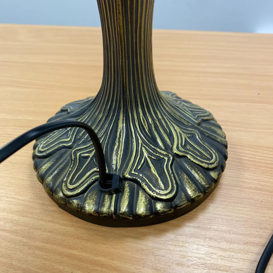 16 Inch Table Lamp Tiffany Style Stained Glass Multicolor