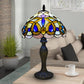 Handmade Stained Glass Tiffany Style Lamp 10 Inch