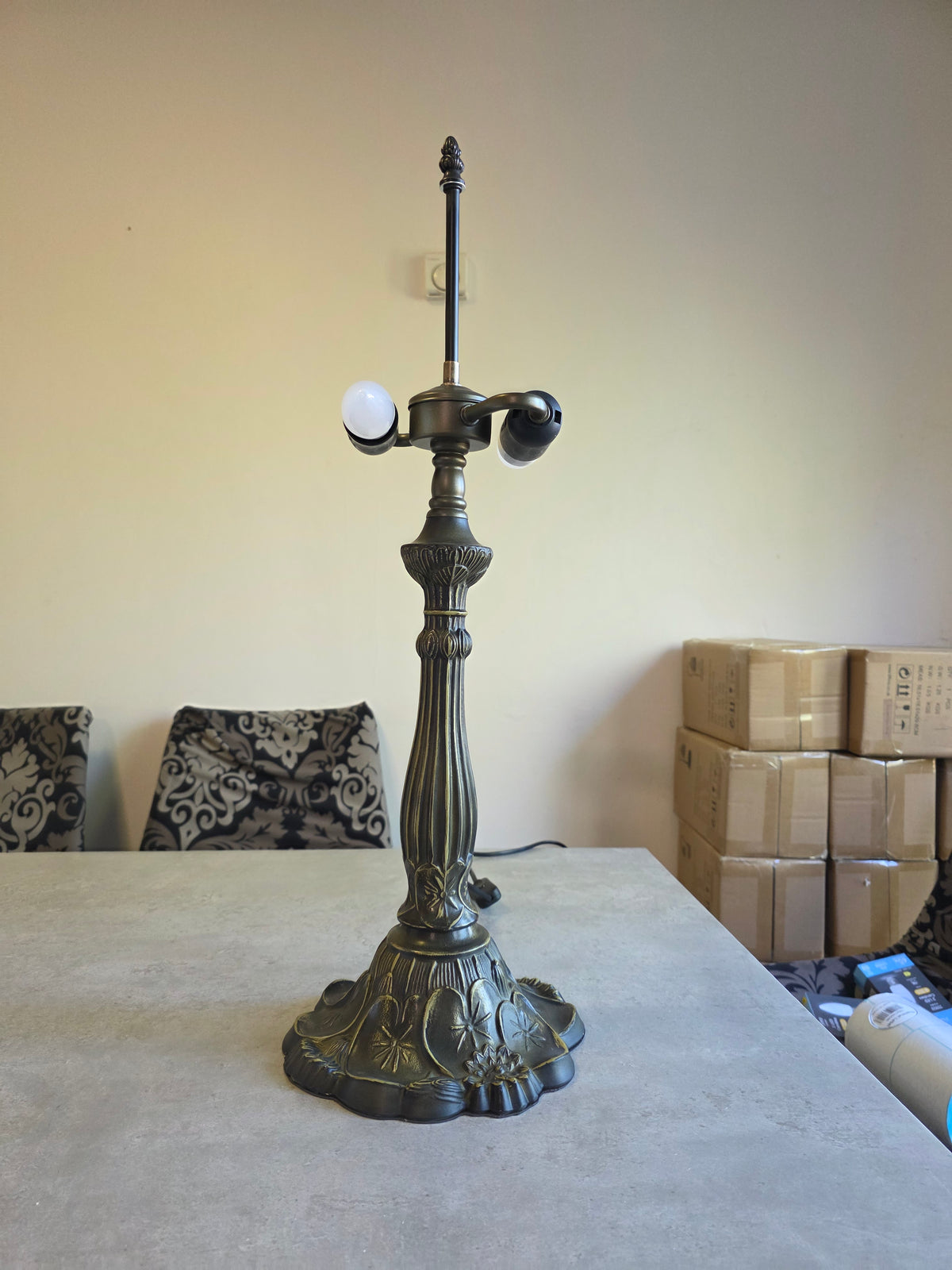 Tiffany Style Lamp Base For 16 Inch Table Lamp