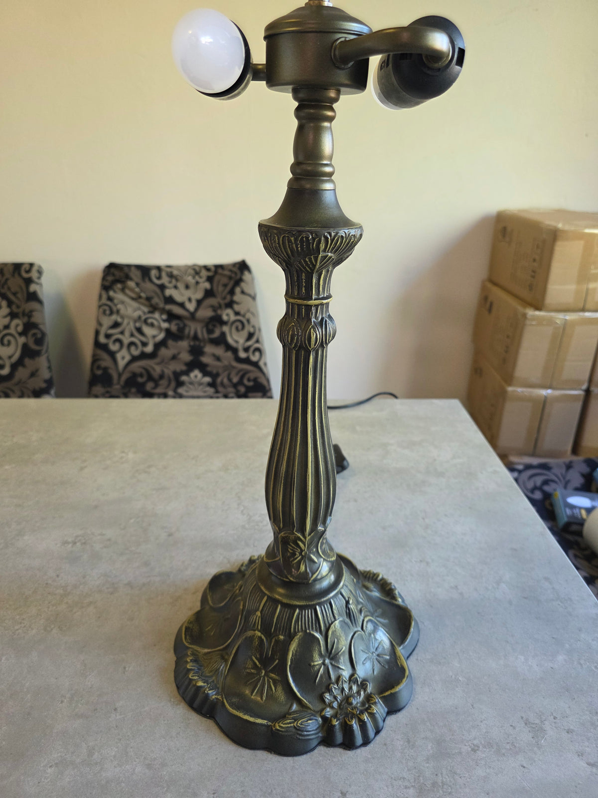 Tiffany Style Lamp Base For 16 Inch Table Lamp