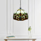 Handcrafted 10 inch Pendant Lamp Tiffany Style Stained Glass Shade