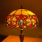 16 Inch Table Lamp Tiffany Style Stained Glass Multicolor