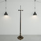 Tiffany Floor Lamp Base Traditional Metal Antique Brass