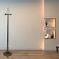 Tiffany Floor Lamp Base Traditional Metal Antique Brass