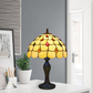 Tiffany Style Desks Lamp Stained Glass Handcrafted Art Bedside Lamp