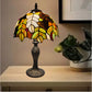 10 Inch Tiffany Style Leave design Stained Glass Table Lamp