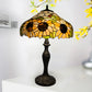 Sunflower Design Tiffany Style Table Lamp 16 Inch Lampshade