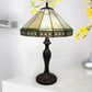 16 Inch Hexagonal Design Tiffany Style Table Lamp Stained Glass Lampshade