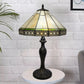 16 Inch Hexagonal Design Tiffany Style Table Lamp Stained Glass Lampshade