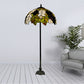 Leaves Design Tiffany Style Standard Lamp
