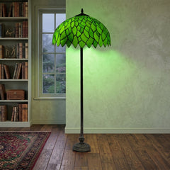 Tiffany Style Standard Lamp Green Color