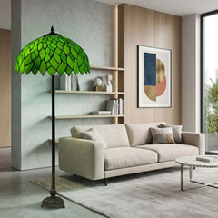 Tiffany Style Standard Lamp Green Color