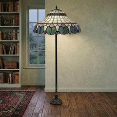 Multicolor Tiffany Style Standard Lamp Stained Glass