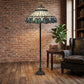Multicolor Tiffany Style Standard Lamp Stained Glass