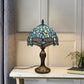 8 Inch Dragonfly Design Stained Glass Table Lamp