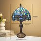 8 Inch Dragonfly Design Stained Glass Table Lamp