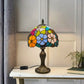8 Inch Flower Design Tiffany Style Table Lamp