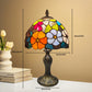 8 Inch Flower Design Tiffany Style Table Lamp
