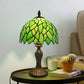 8 Inch Green Tiffany Style Table Lamp