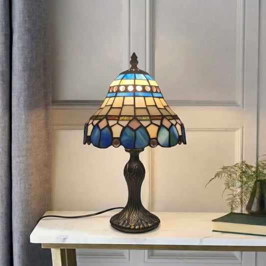 Multicolor 8 Inch Tiffany Style Table Lamp