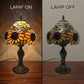 Sunflower Design Tiffany Style Stained Glass 8 Inch Table Lamp