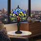 Tiffany Table Lamp Dragonfly Style Handmade 10 inch Stained Glass Multicolor UK