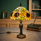 10 Inch Sunflower Tiffany Style Stained Glass Table Lamp