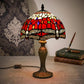 10 Inch Dragonfly Design Tiffany Style Table Lamp Hand Crafted Multicolor Stained Glass shade