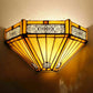 Tiffany Style Wall Lamp Handcrafted Stained Glass Uplighter Night Lamp
