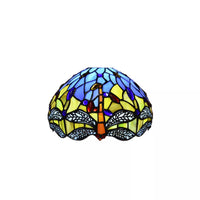 10 Inch Multicolor Handmade  Tiffany Style Stained Glass Lamp Shade for Table/Pendant/Ceiling