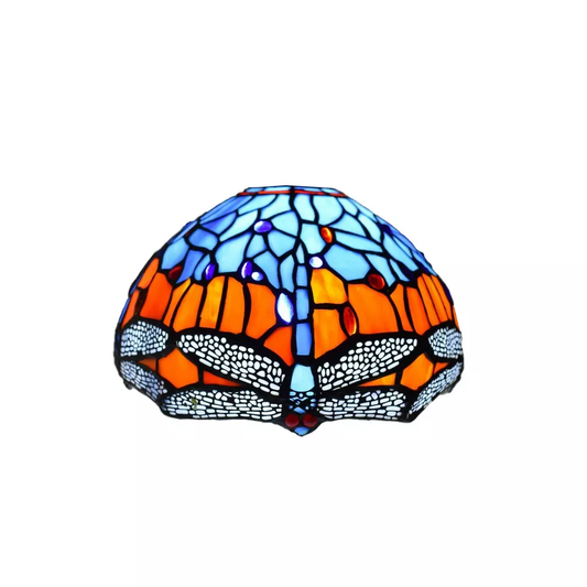 10 Inch Handmade Stained Glass Tiffany Style Lamp Shade for Table/Pendant/Ceiling