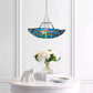 12 inch Multicolor Tiffany Pendant Lamp Dragonfly Shade Stained Glass