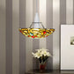 12 inch Shade Multicolor Tiffany Style Pendant Lamp Stained Glass