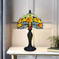 Orange Dragonfly Tiffany Style Table Lamp 10 Inch Lampshade