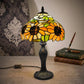 10 Inch Sunflower Tiffany Style Stained Glass Table Lamp